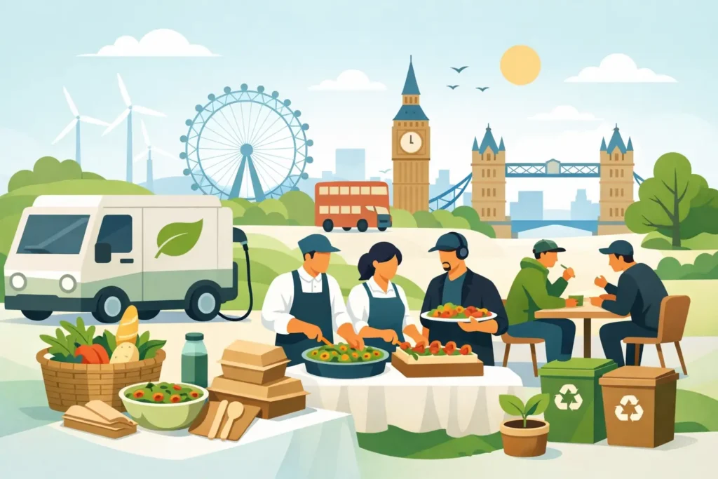 Eco Friendly Event Catering for London Crews
