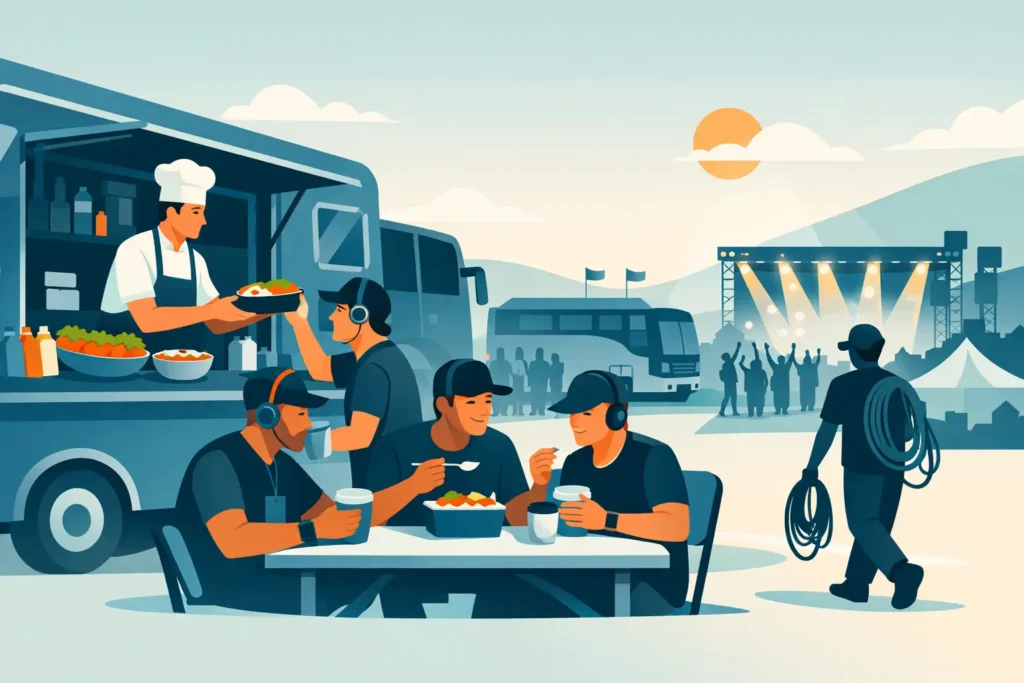 Festival and Tour Caterers Who Keep Crews Moving