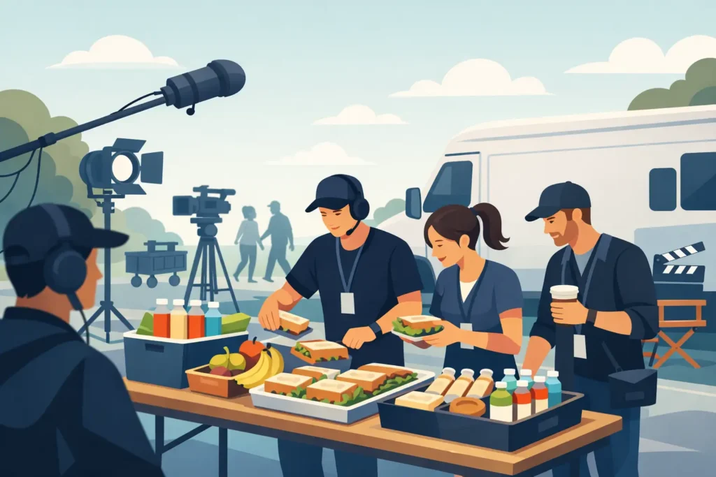 Grab and Go Crew Catering That Keeps Shoots Moving