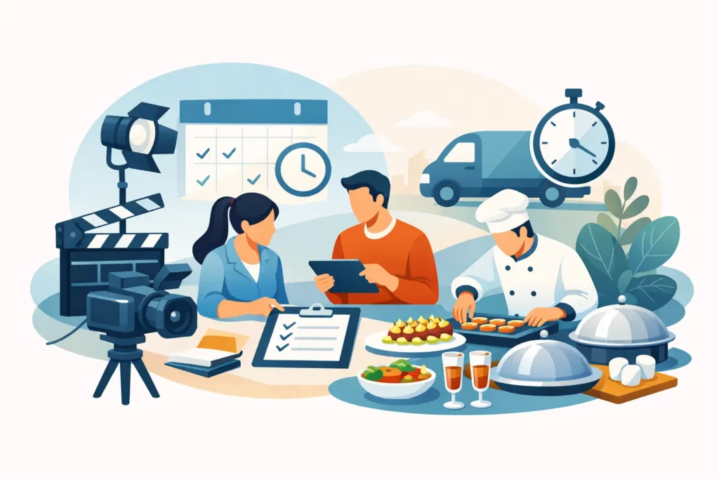 How to Plan Shoot Catering Without Losing Time