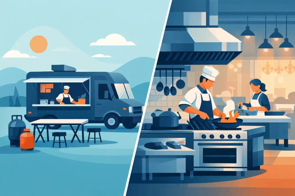 Mobile Kitchen Versus Venue Kitchen: Which Fits?
