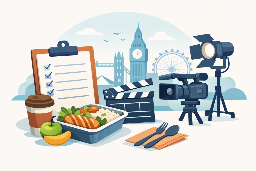 Shoot Meal Checklist for Smooth London Productions