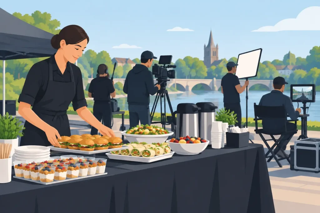 Crew Caterers Chertsey Surrey for Busy Productions