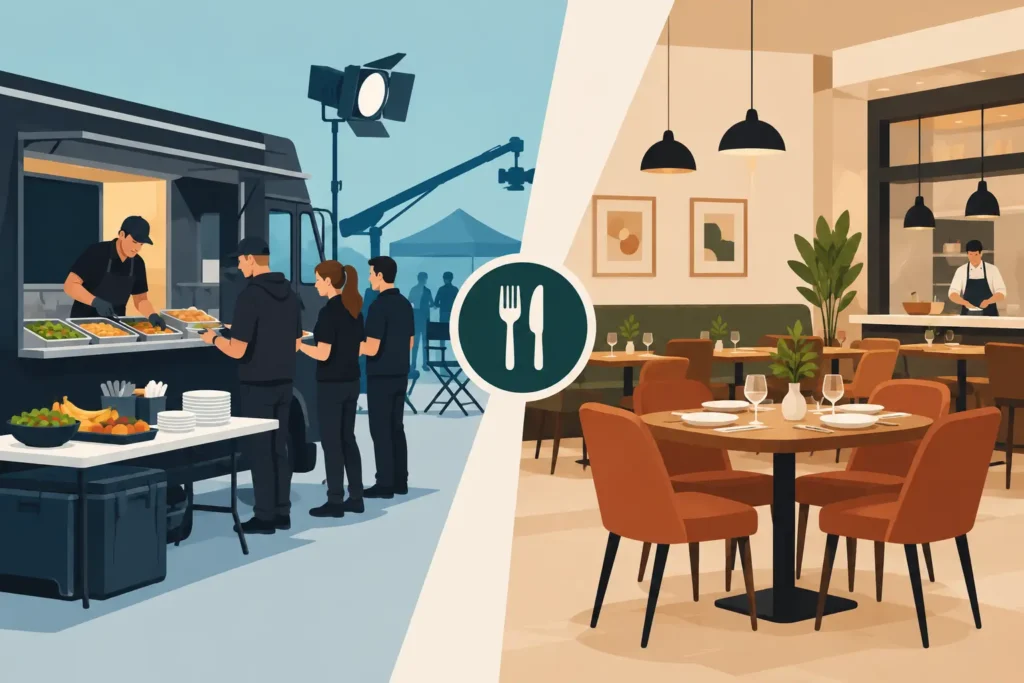Crew Catering Versus Restaurants for Productions