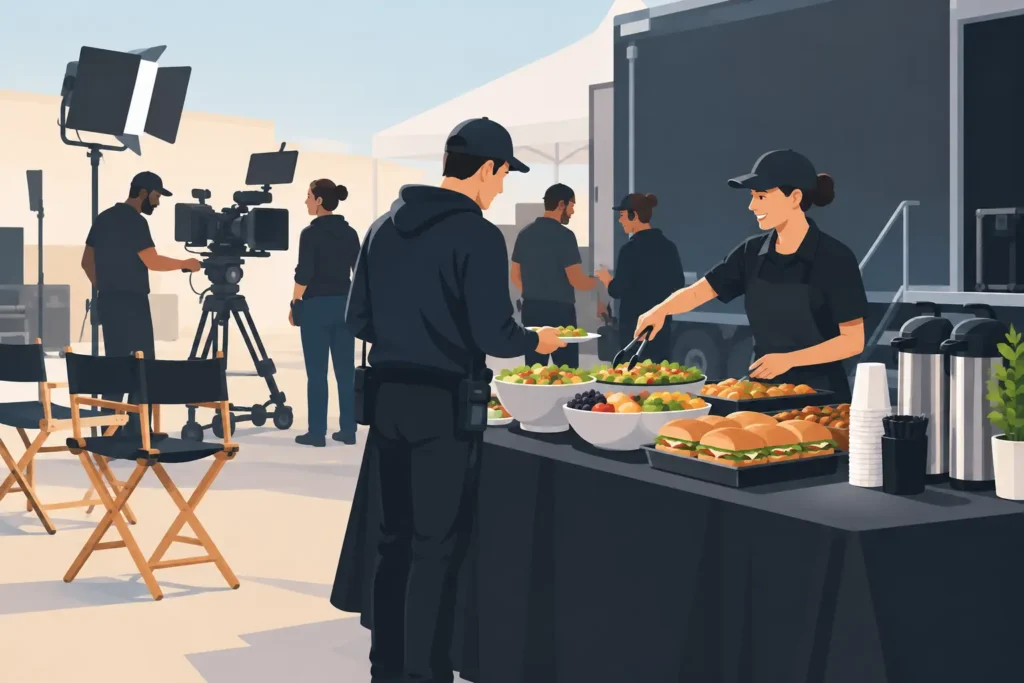 HETV and Film Catering for Film and TV Crews