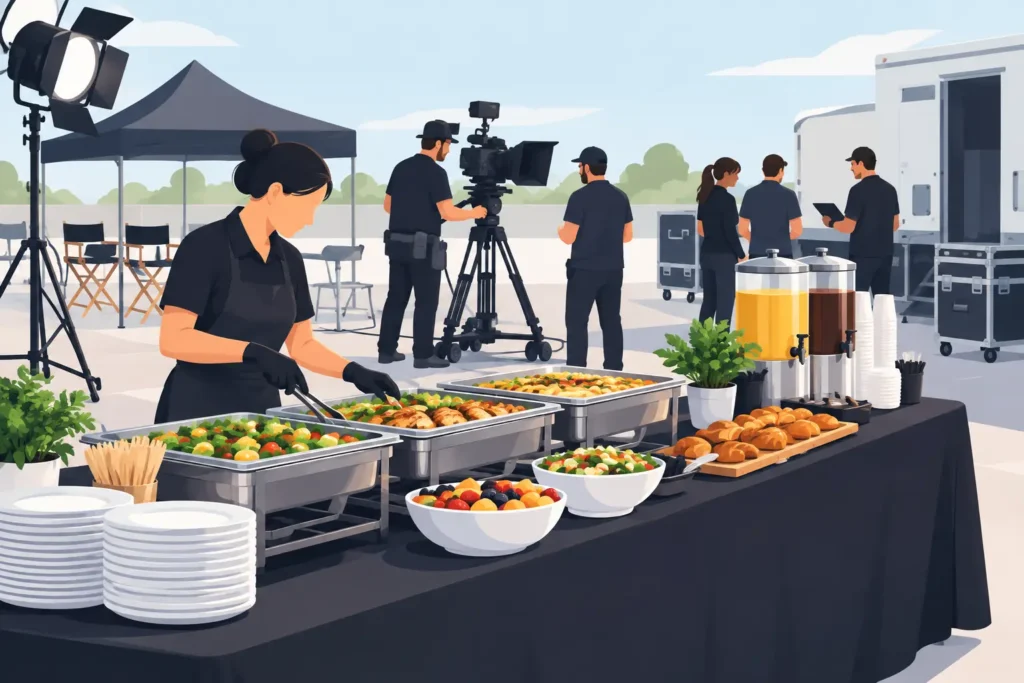 Large Crew Catering for Film Productions