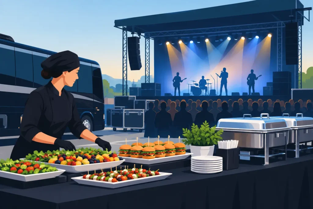Music Tour Catering and Concert Catering That Delivers