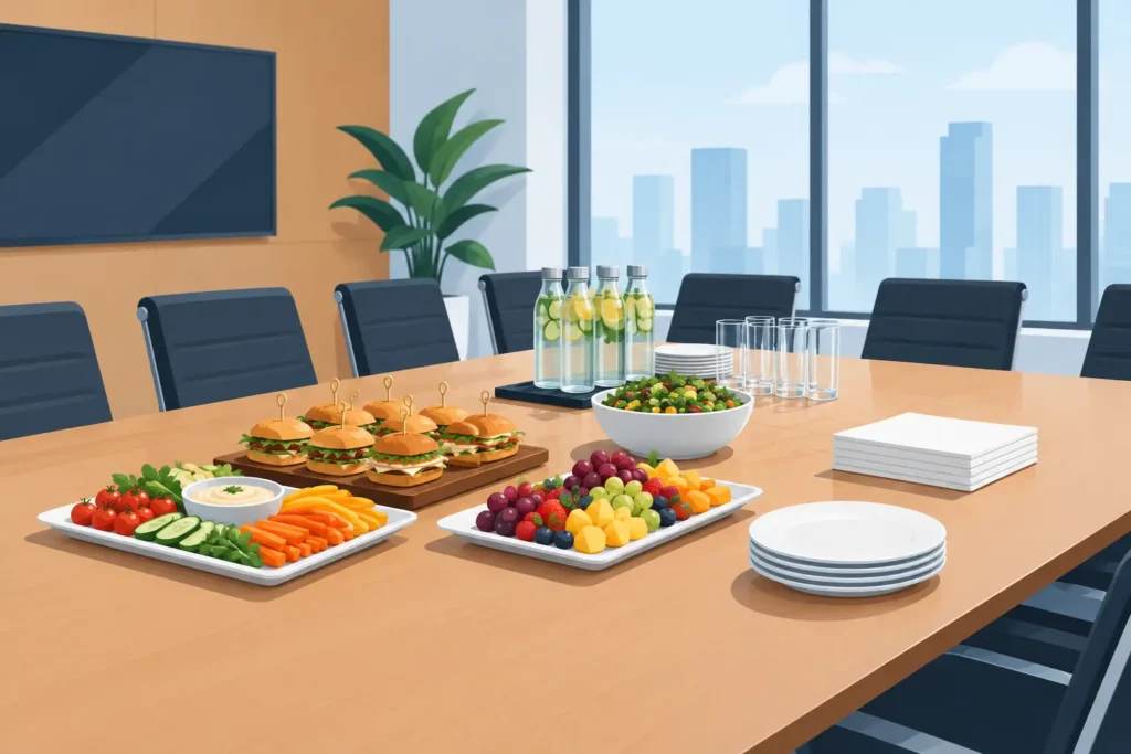 Boardroom Catering Ideas That Keep Meetings Moving