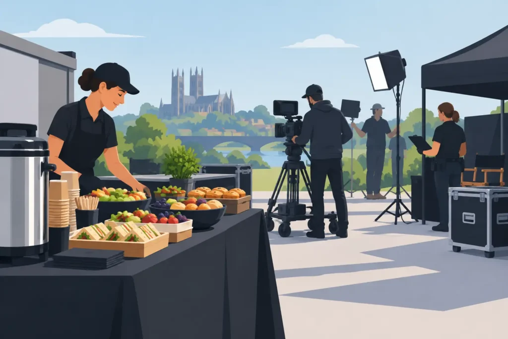 TV and Film Catering Midlands for Busy Crews