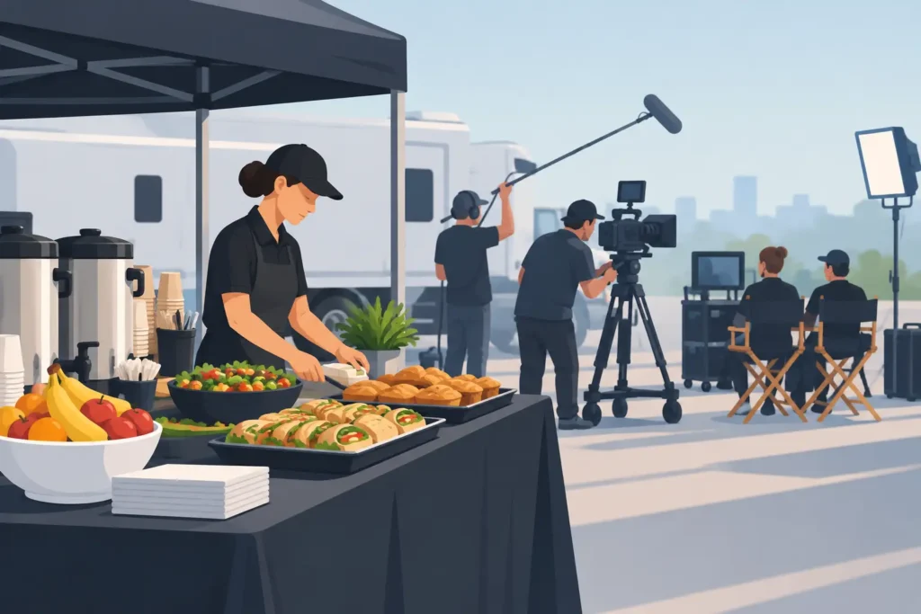 TV and Film Catering That Keeps Crews Moving